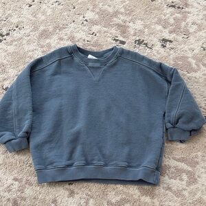 Zara Kids Blue Sweatshirt - like new, no stains!